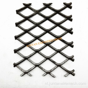 Black Steel Expanded Metal Mesh